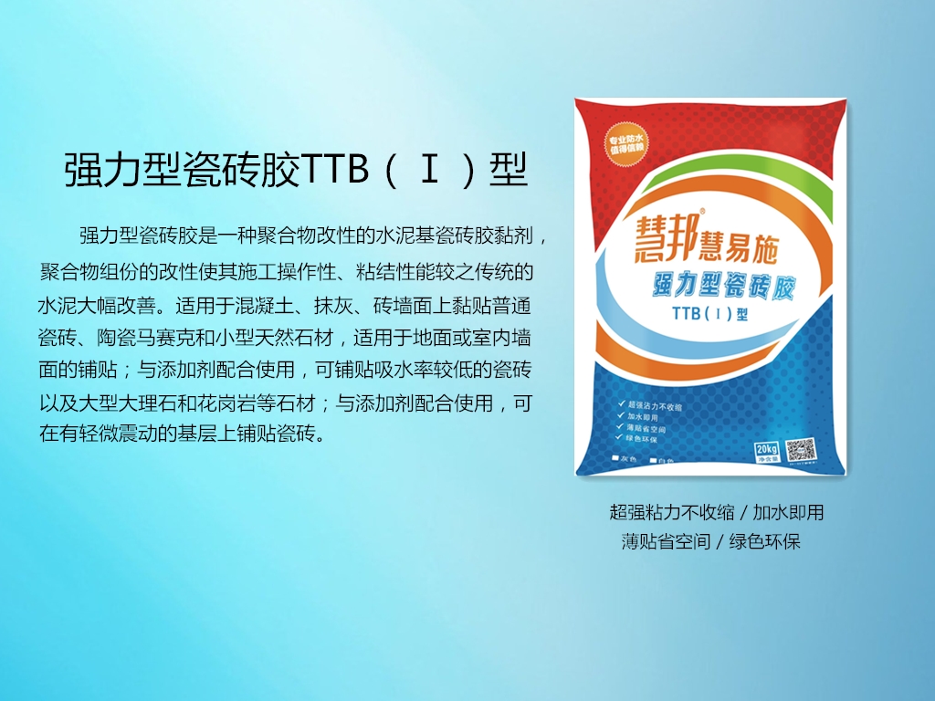 強力型瓷磚膠TTB（I）型